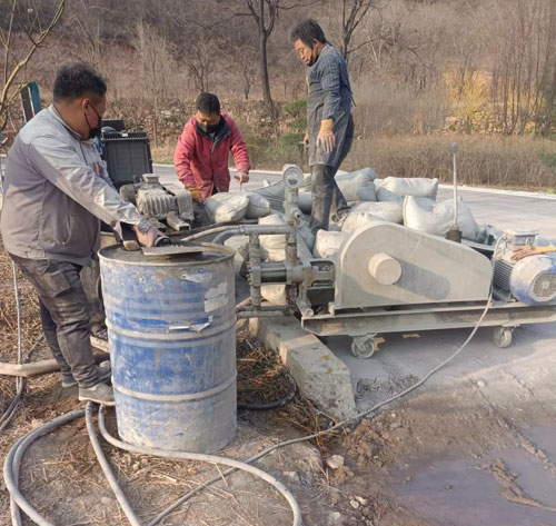 天宁路面下沉注浆